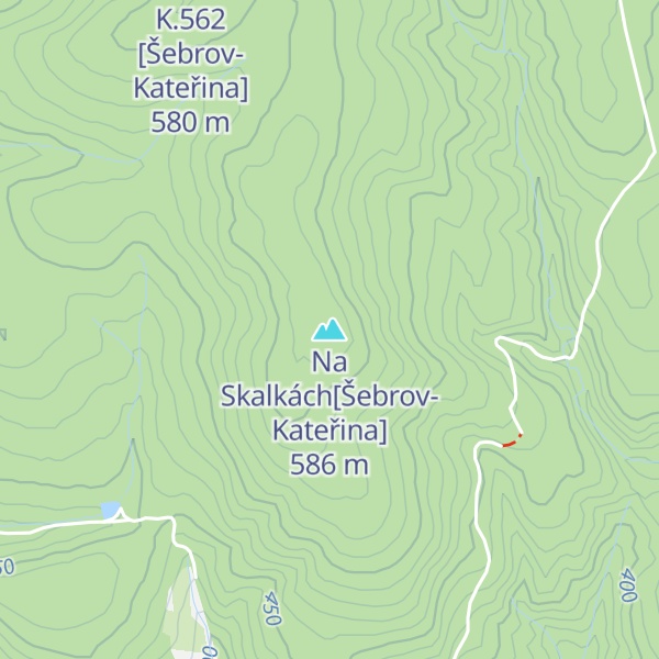 Map of Na Skalkách[Šebrov-Kateřina]