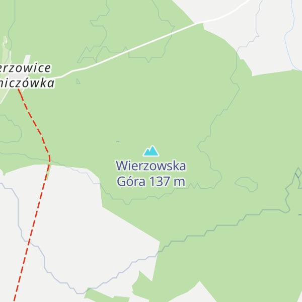 Map of Wierzowska Góra