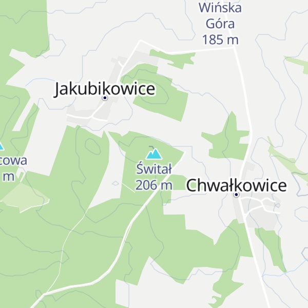 Map of Świtał