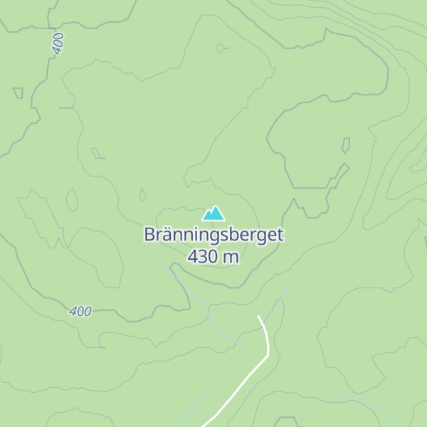 Map of Bränningsberget