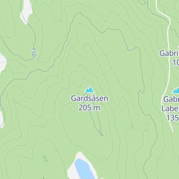 Map of Gardsåsen