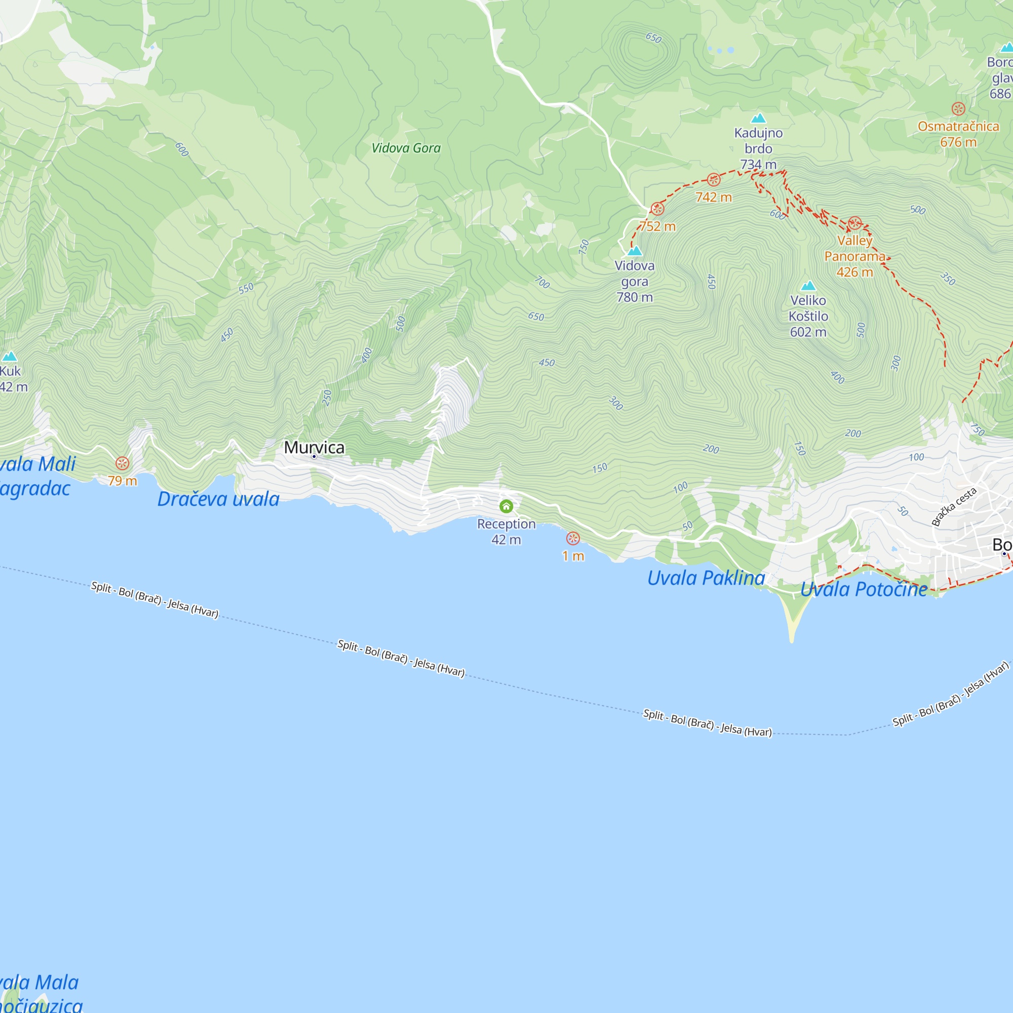 Reception map