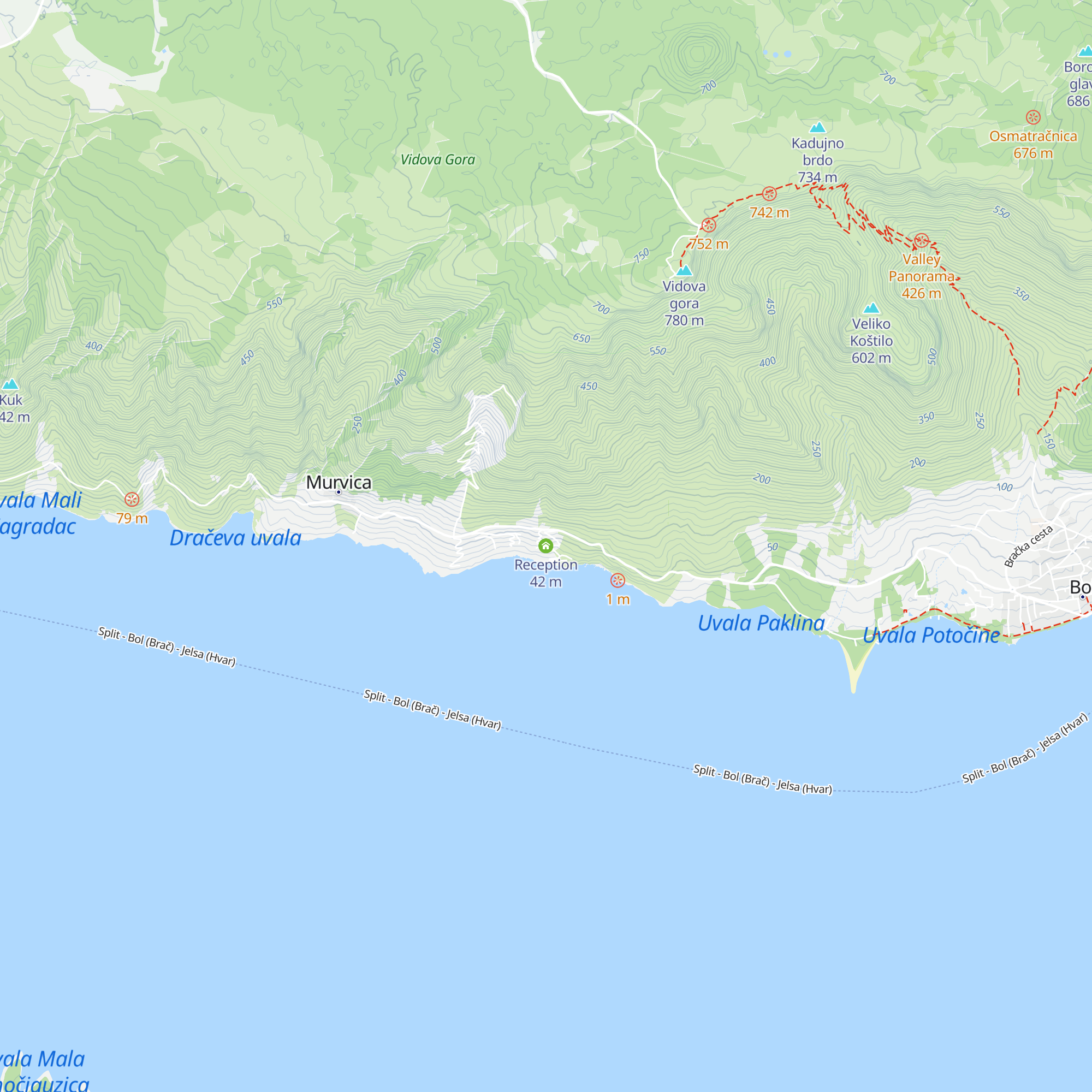 Reception map