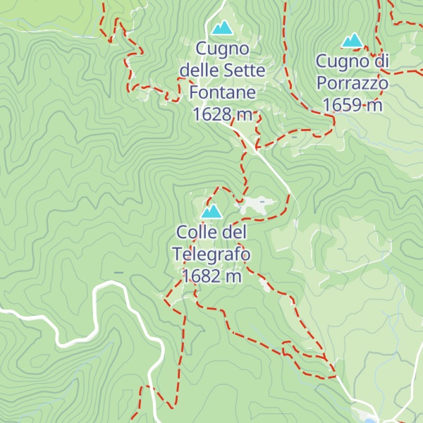 Map of Colle del Telegrafo
