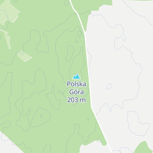 Map of Polska Góra
