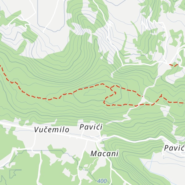 Map of Pavića nebesa