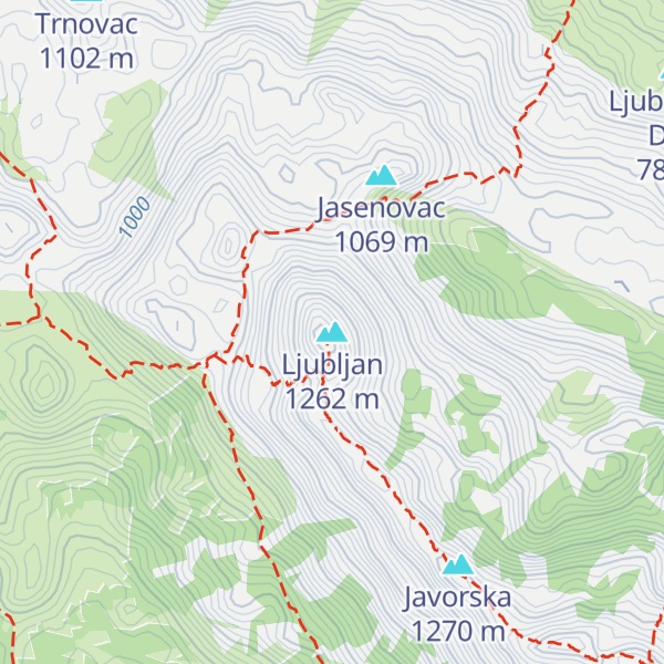 Map of Ljubljan