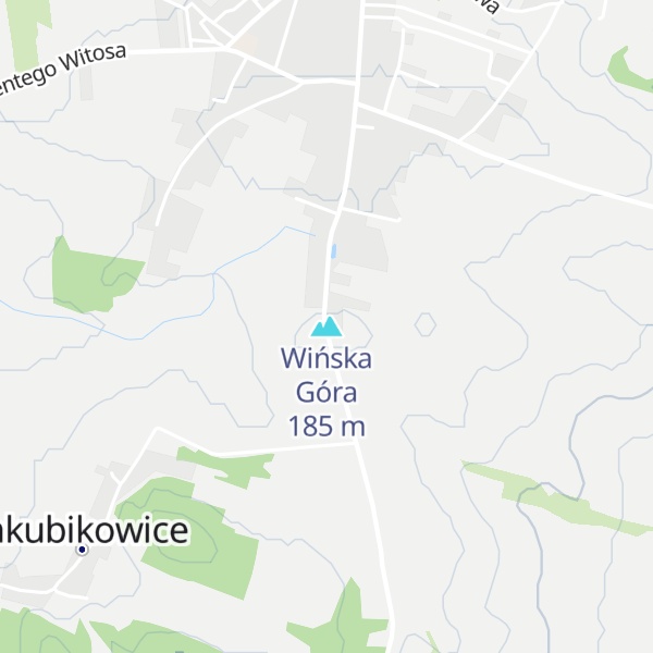 Map of Wińska Góra