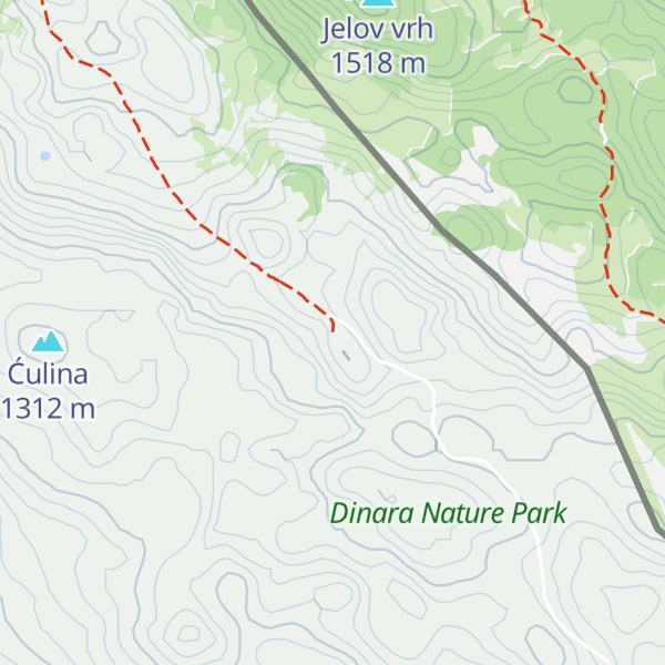 Map of Vjetar s Dinare