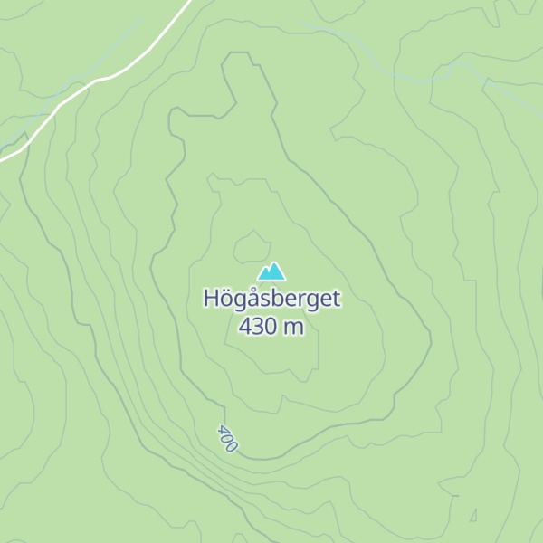 Map of Högåsberget