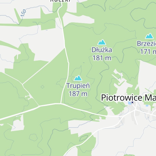 Map of Trupień