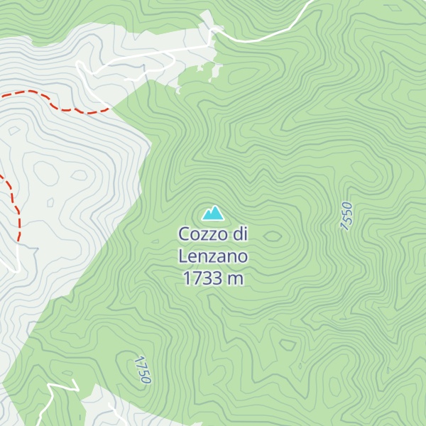 Map of Cozzo di Lenzano