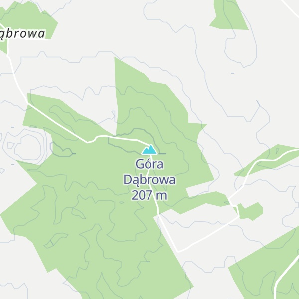 Map of Góra Dąbrowa