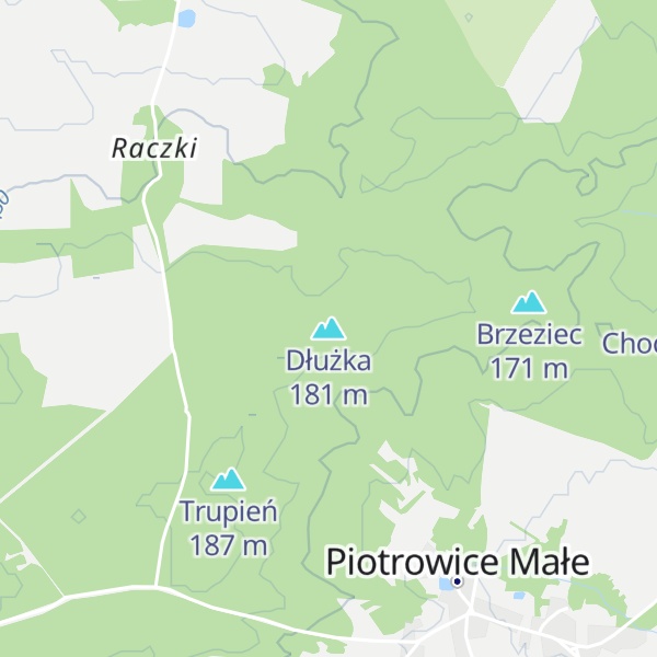 Map of Dłużka
