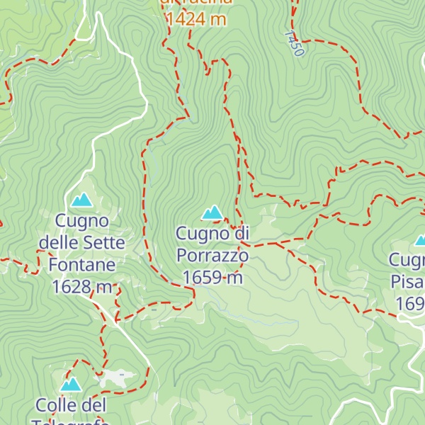Map of Cugno di Porrazzo
