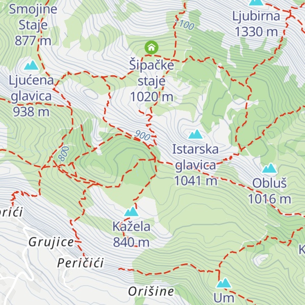 Map of Planinarski dom Umberto Girometta