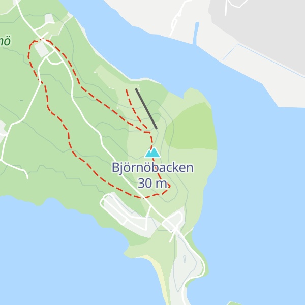 Map of Björnöbacken