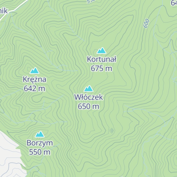 Map of Włóczek