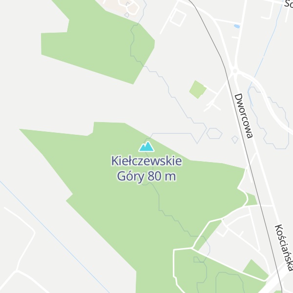 Map of Kiełczewskie Góry