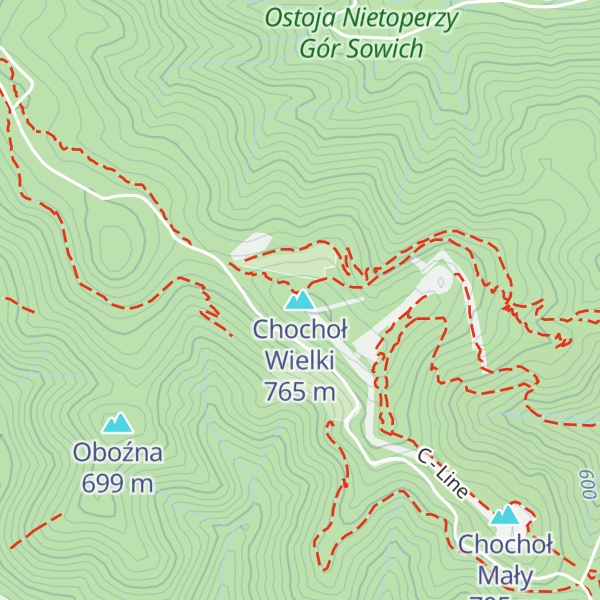 Map of Chochoł Wielki