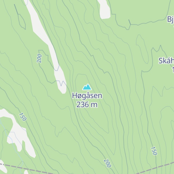 Map of Høgåsen