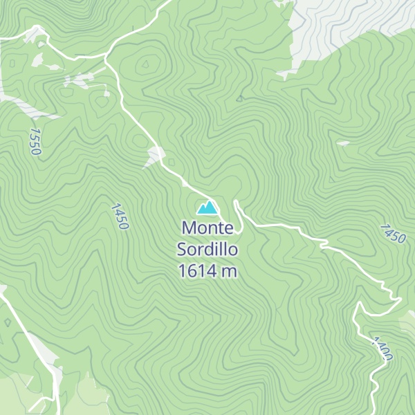 Map of Monte Sordillo