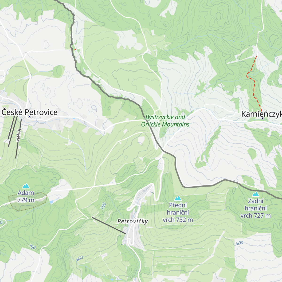 Kasparova chata map