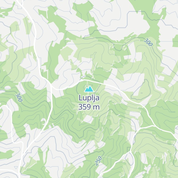 Map of Luplja