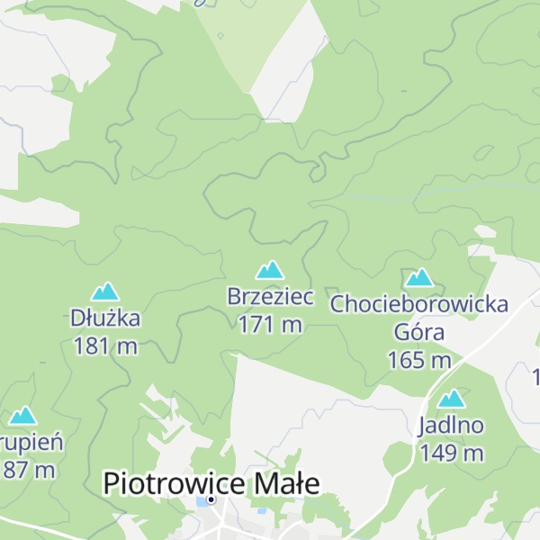 Map of Brzeziec