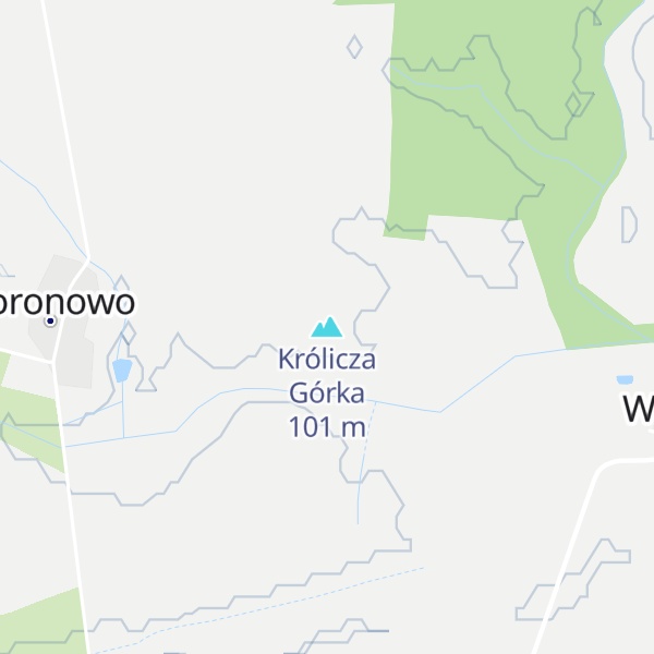 Map of Królicza Górka
