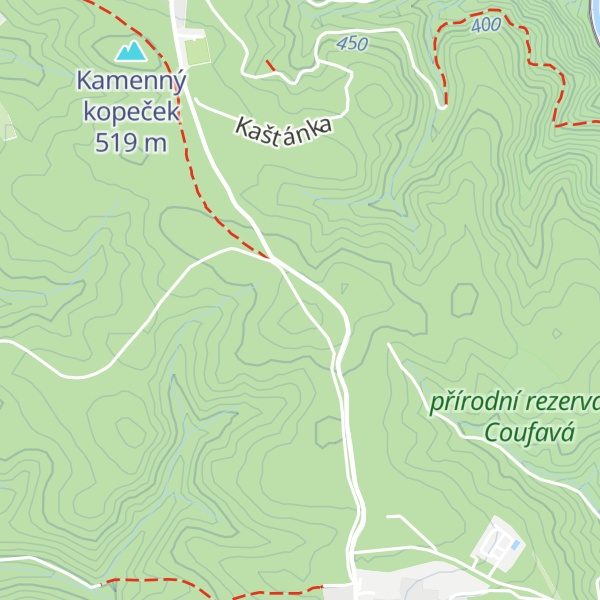 Map of Zavíravá u Vranova