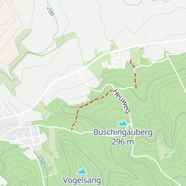 Map of Heuweghütte