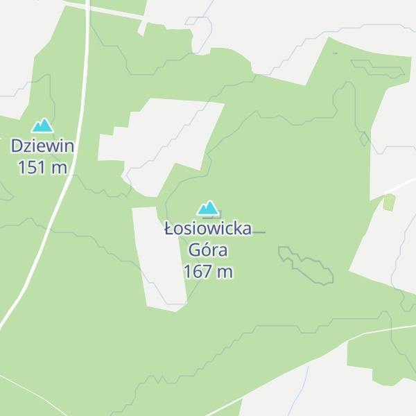Map of Łosiowicka Góra