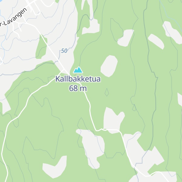 Map of Lauvslettbergan