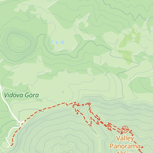 Map of Kadujno brdo
