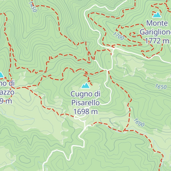 Map of Cugno di Pisarello
