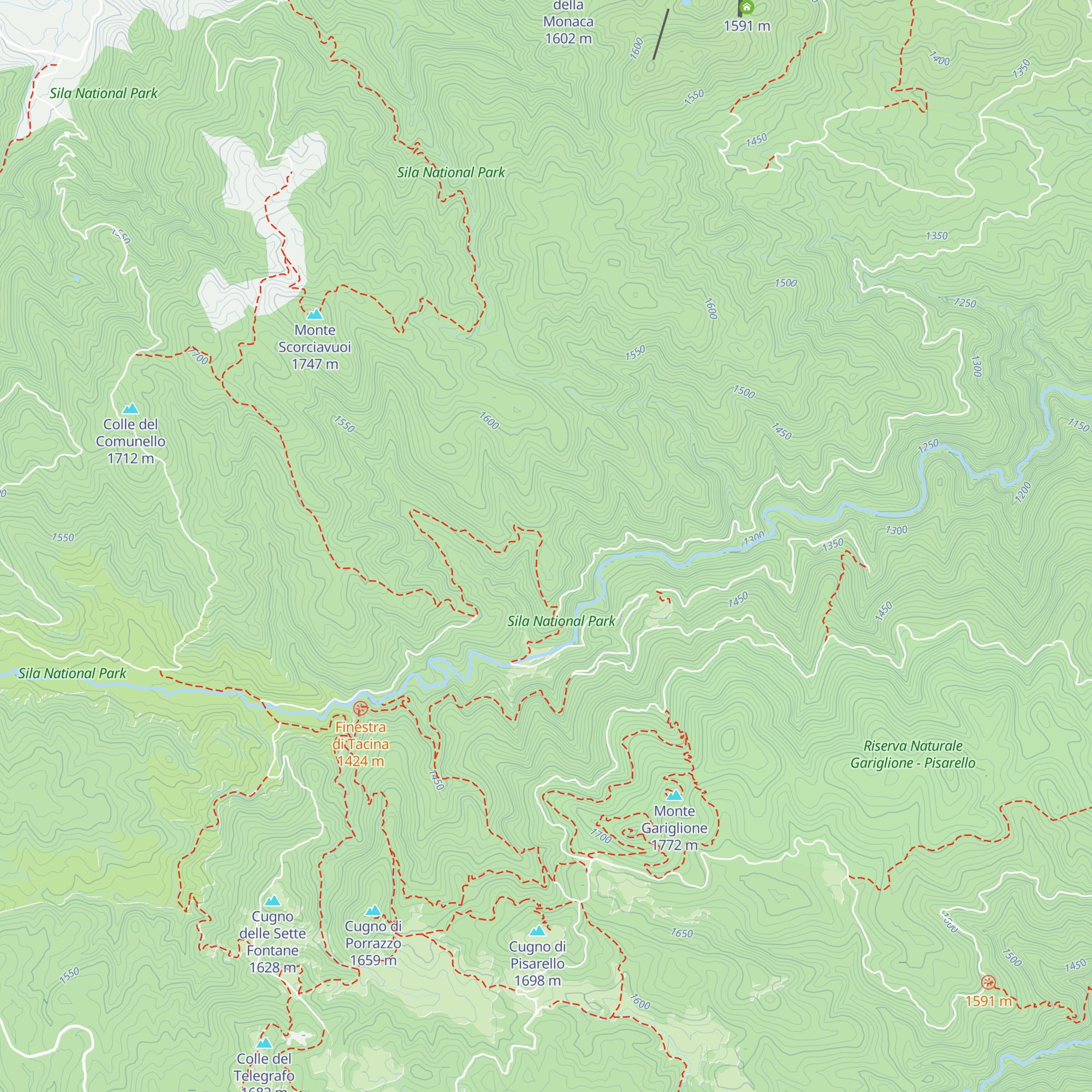 Torre Rinosi map