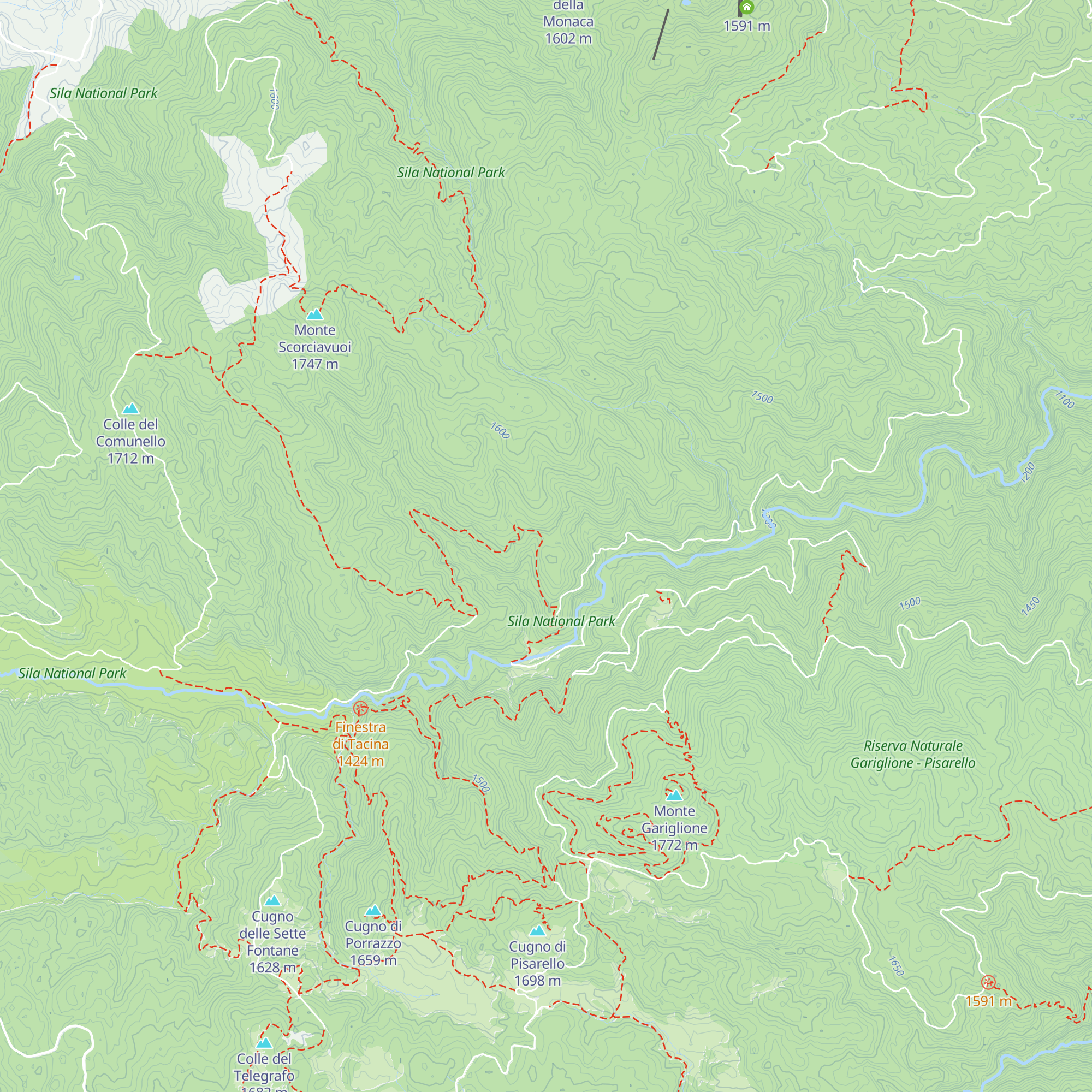 Torre Rinosi map