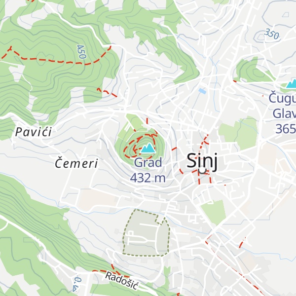 Map of Grad