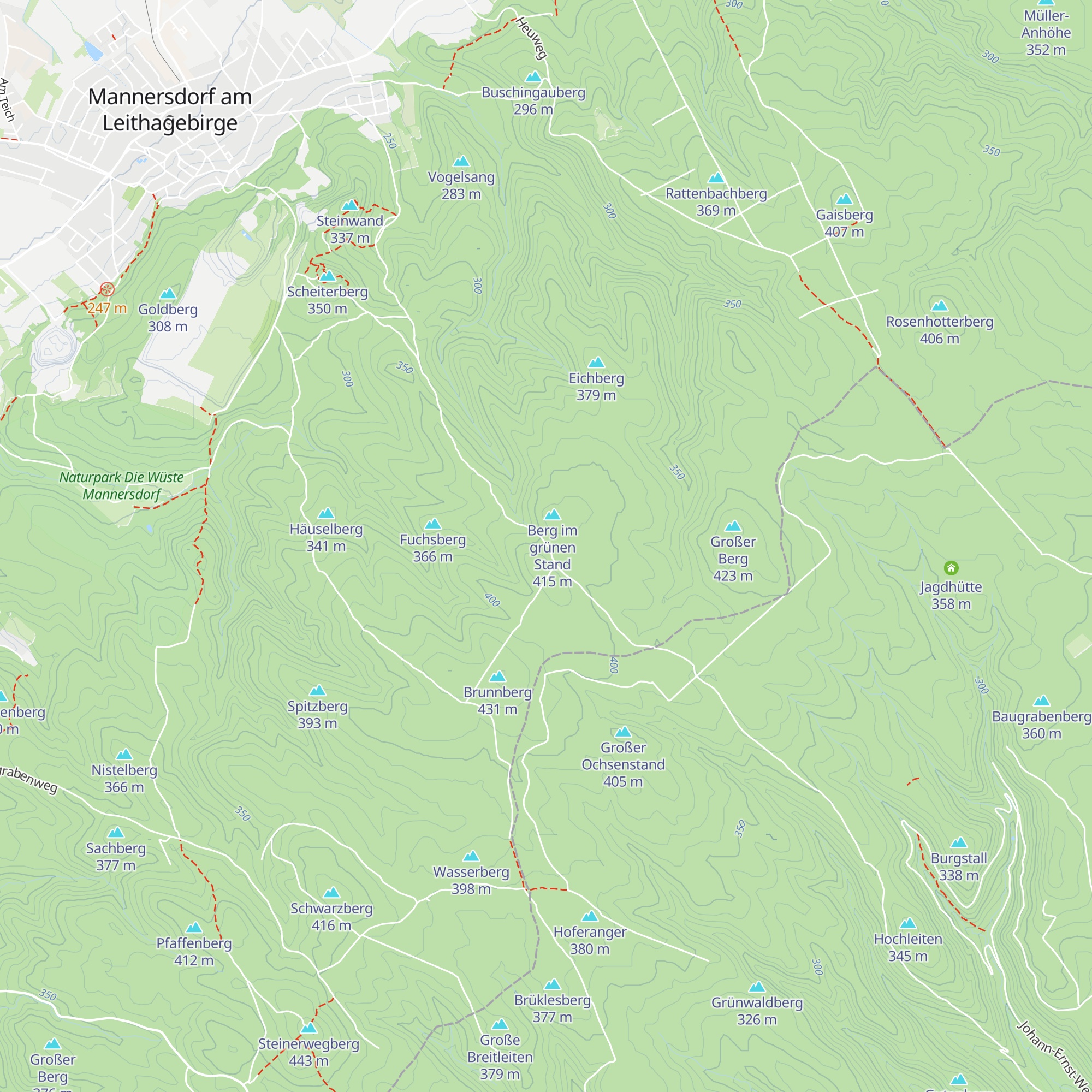 Rundwanderweghütte map
