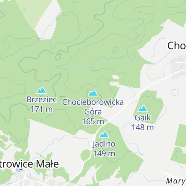 Map of Chocieborowicka Góra