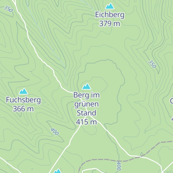 Map of Berg im grünen Stand