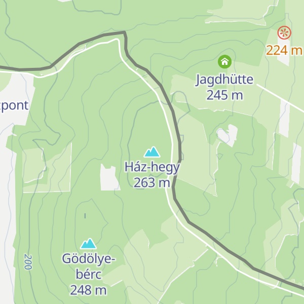 Map of Ház-hegy