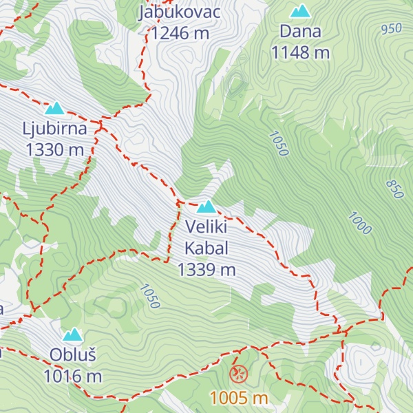 Map of Veliki Kabal