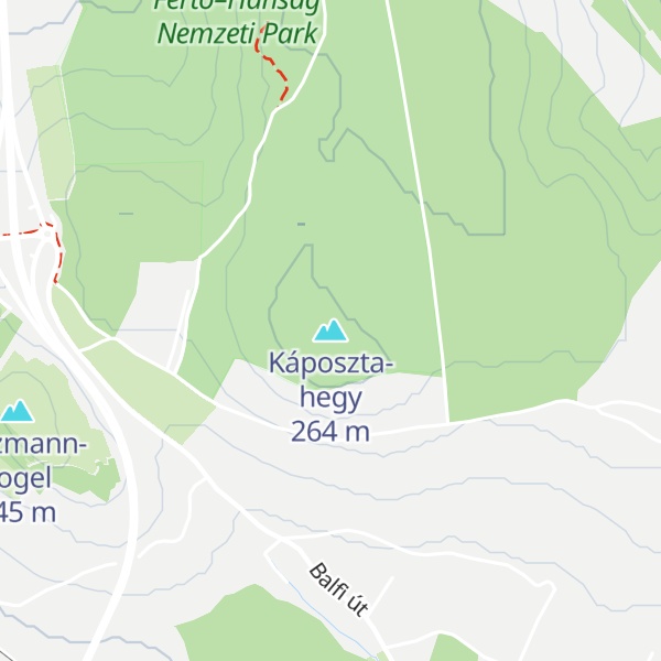 Map of Káposzta-hegy