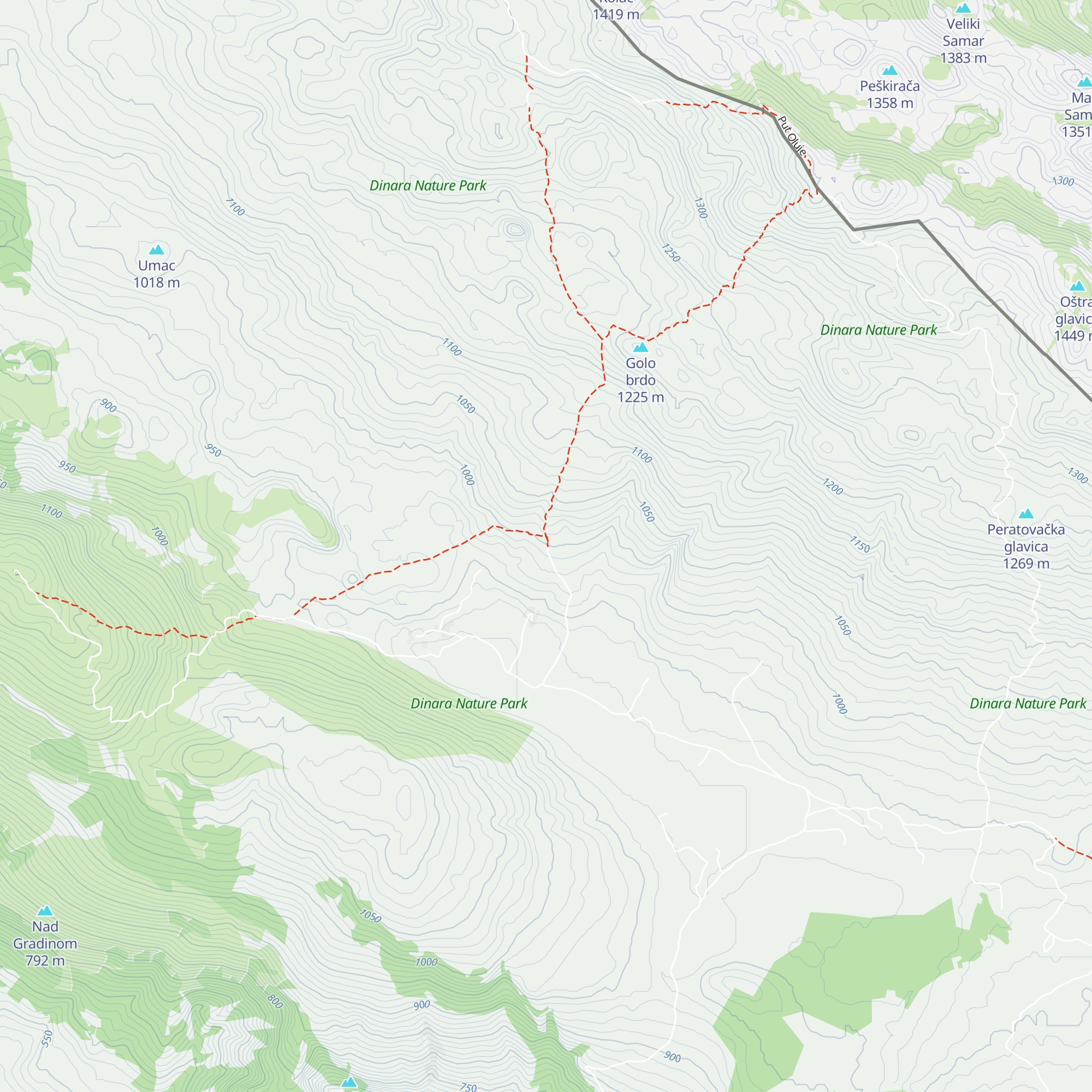 Planinarska kuća Sveti Jakov map
