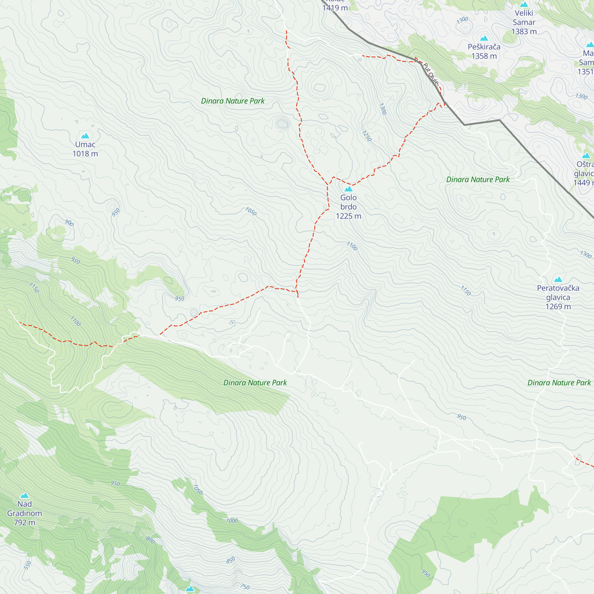 Planinarska kuća Sveti Jakov map