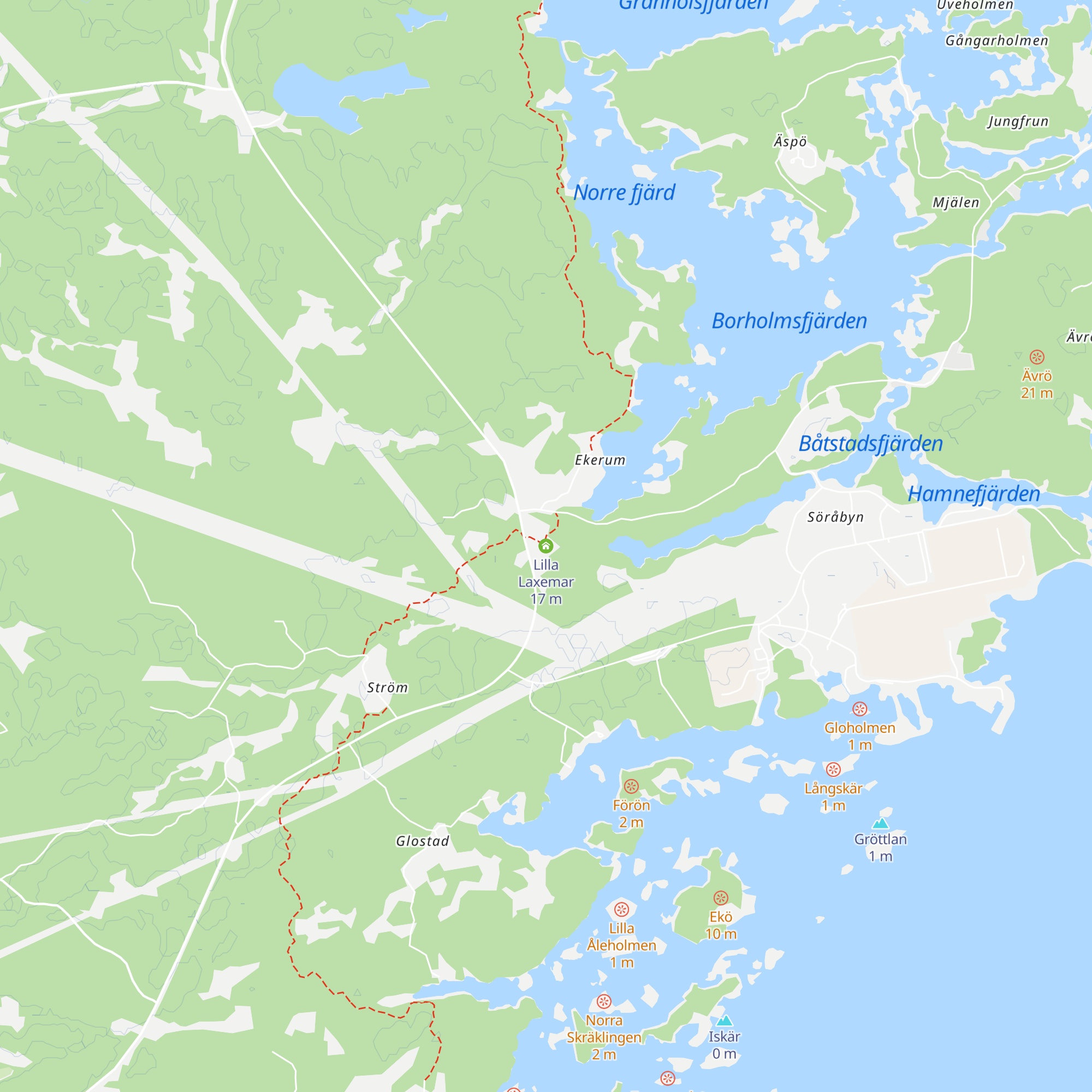 Lilla Laxemar map