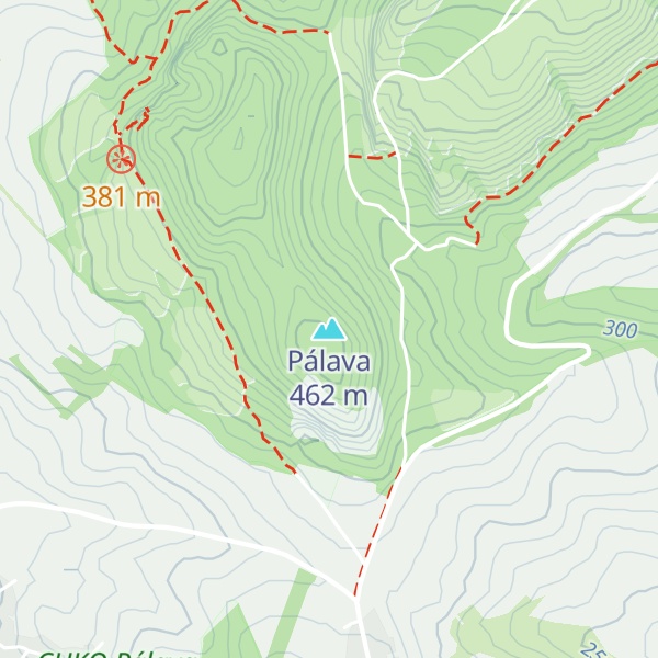 Map of Pálava
