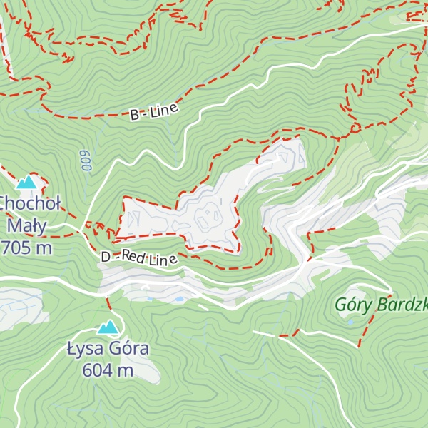 Map of Warowna Góra